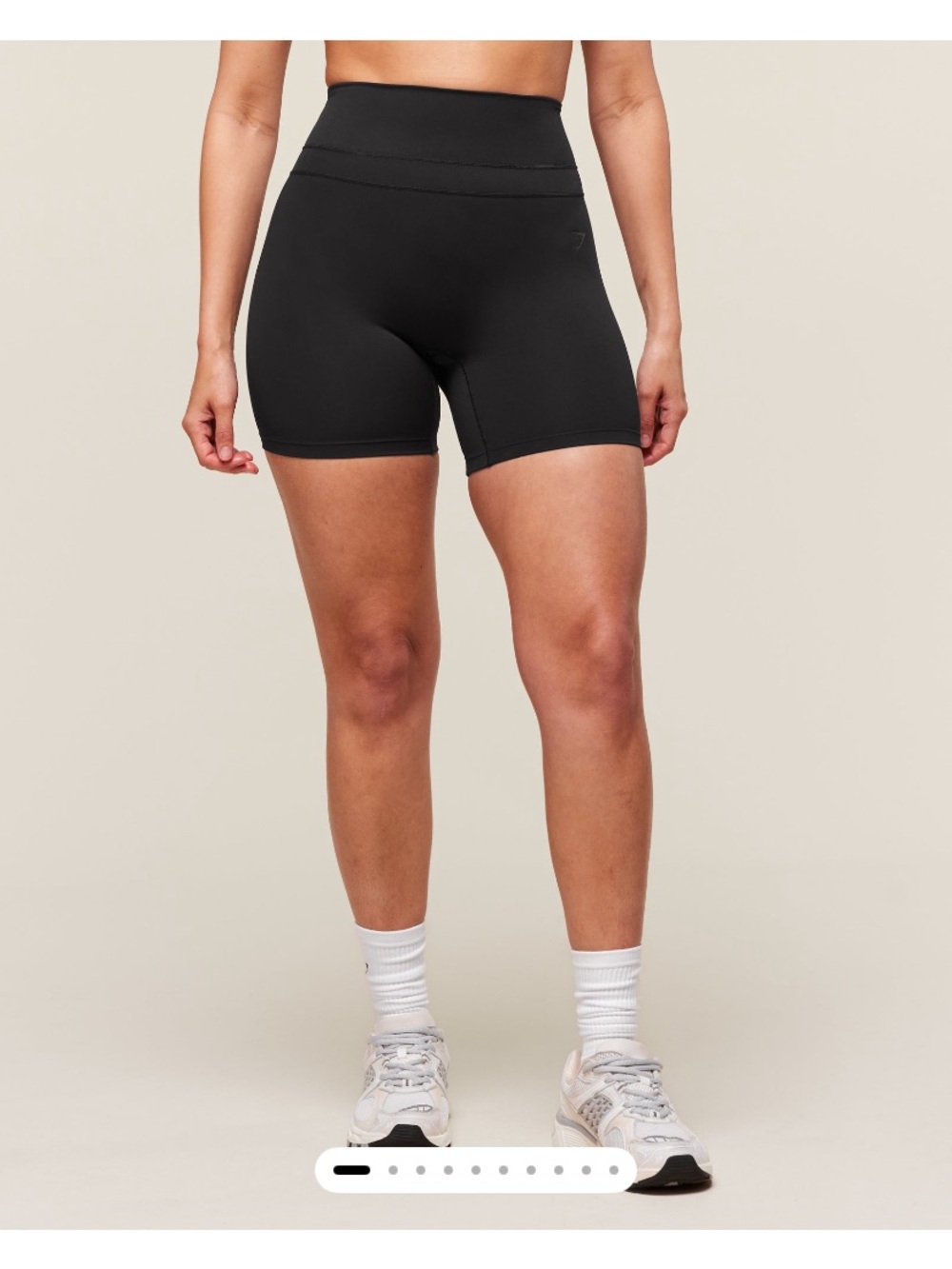 Gymshark Black High-Waist Performance Bike Shorts